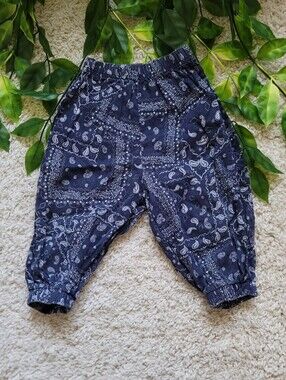 Baby Boy Paisley Joggers (XS)